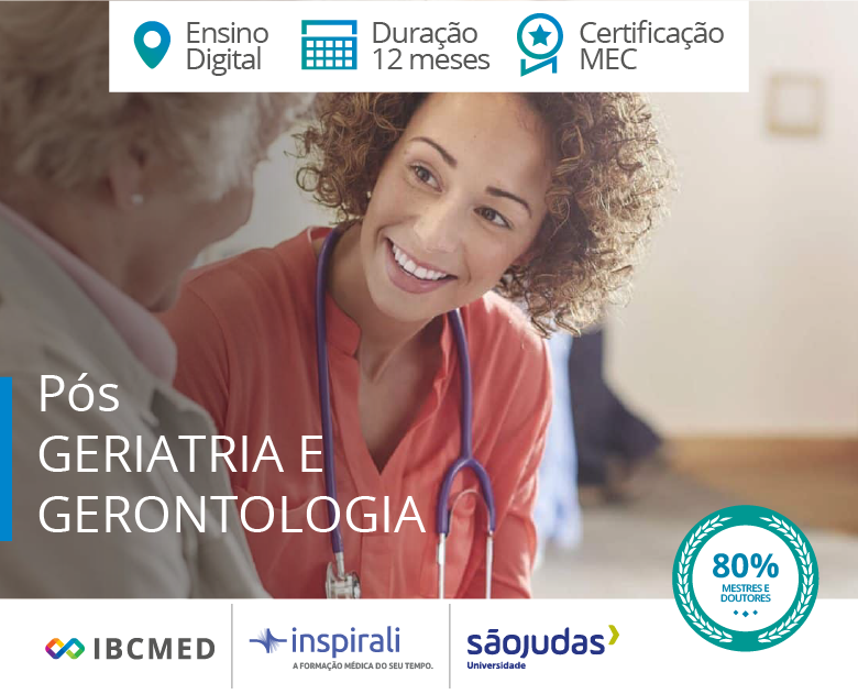 Curso Pós-graduação Geriatria e Gerontologia EAD Certificação MEC